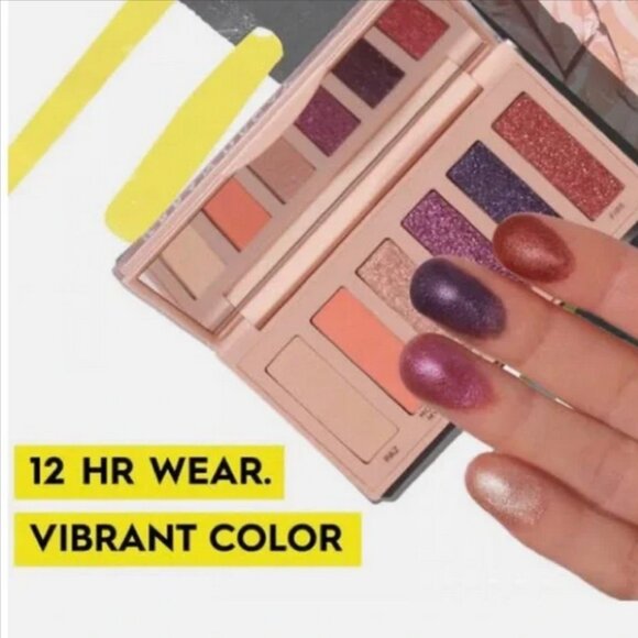 🆕 NIB 😘 Urban Decay x Smiley Naked Mini Eyeshadow Palette Ltd Ed Chill H… - Picture 3 of 6